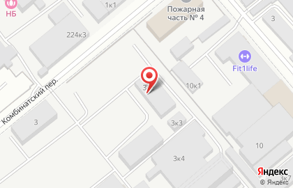 ДЕЛОВАЯ РУСЬ в Комбинатском переулке на карте