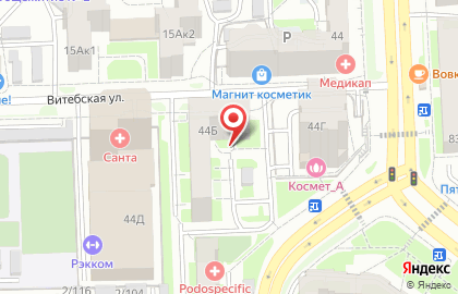 Каскад на улице Энгельса на карте