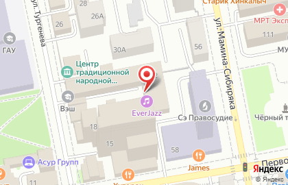 Частное охранное предприятие Каменный пояс на улице Тургенева на карте
