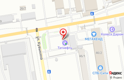 Октан в Октябрьском на карте