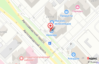 Продуктовый магазин в Казани на карте