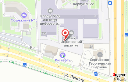 Северо-Кавказский федеральный университет на проспекте Кулакова, 2 к 3 на карте