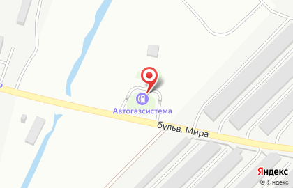 Автогазсистема на улице Мира на карте