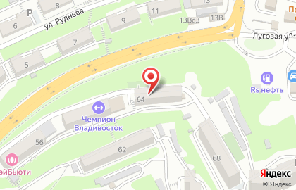 Магазин строительных материалов Молоток в Первореченском районе на карте