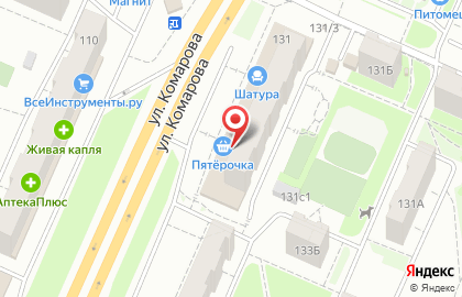 Магазин спортивных товаров в Челябинске на карте