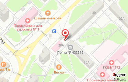 Киоск по продаже фруктов и овощей на проспекте Ленина на карте