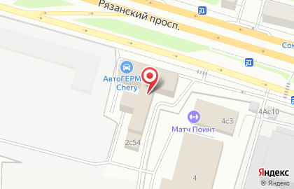 Block Mazda на метро Текстильщики на карте