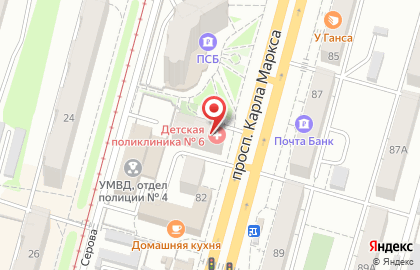 Страховая компания Согаз-Мед на улице Карла Маркса на карте