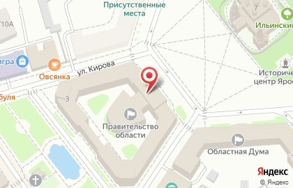 Управление коммуникаций и общественных связей Правительства Ярославской области на карте