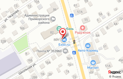 Exist на улице Ленина на карте