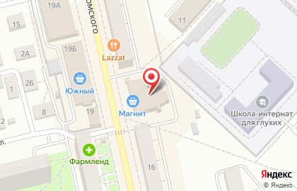 Пекарня Лисичкин хлеб на улице Ухтомского на карте