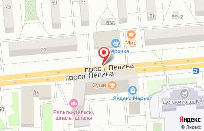 Любимец на площади Ленина на карте