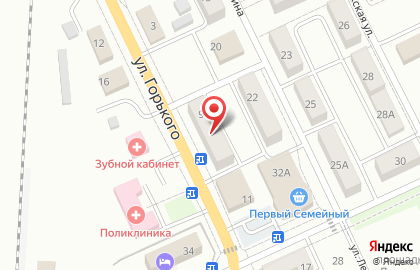 Магазин Эталон на улице Горького на карте