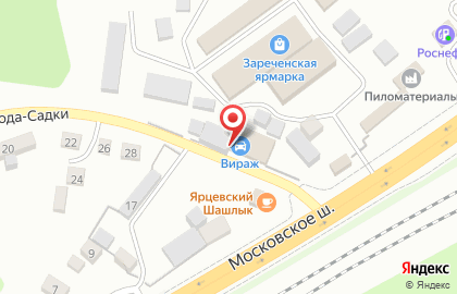 Магазин автотоваров АвтоКИТ на Московском шоссе на карте