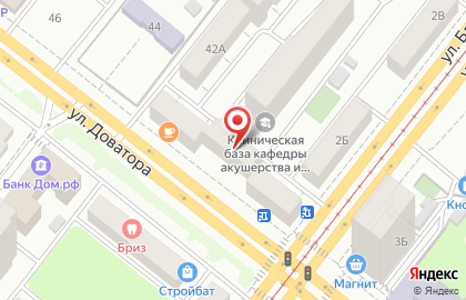 Сеть продовольственных магазинов Яблочко в Советском районе на карте