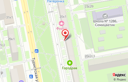 Аптека Горздрав в Москве на карте