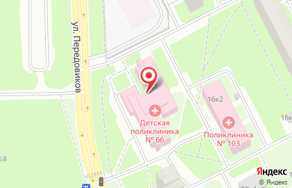 Молодёжная Консультация Красногвардейского Района на карте