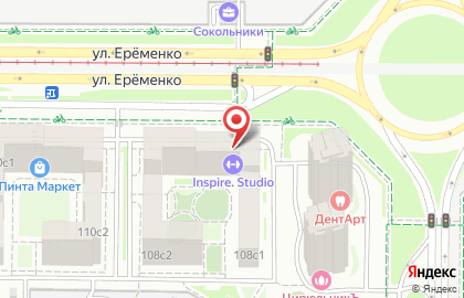 Продуктовый магазин Островок на улице Еременко на карте