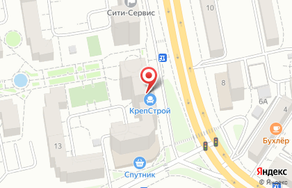 Стоматологическая клиника Дента Люкс в Октябрьском микрорайоне на карте