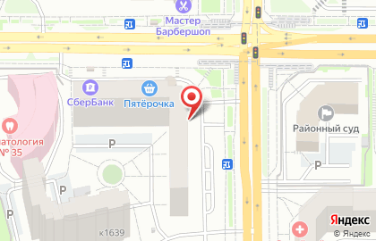 Парикмахерская в Москве на карте