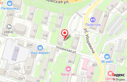 Дошкольный образовательный центр Гусельки на Уткинской улице на карте