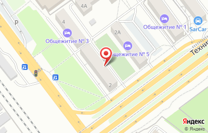 Общежитие, Саратовский социально-экономический институт РЭУ им. Г.В.Плеханова на карте