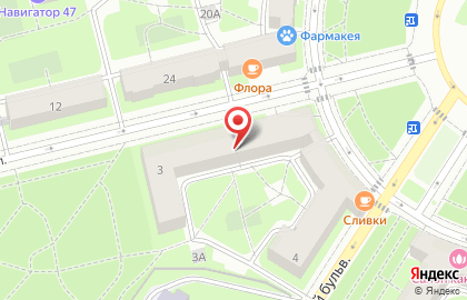 Магазин ВсеНитки в Пушкинском районе на карте