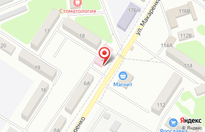 Аптека Норма форте на улице Макаренко на карте