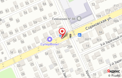 Торгово-производственная компания Жалюзи Люкс на Сормовской улице на карте