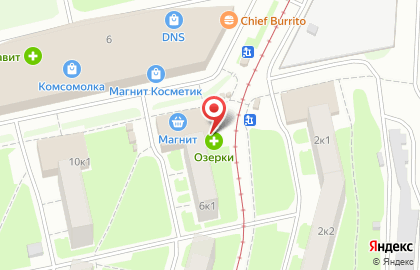 Аптека Озерки на Комсомольской площади на карте