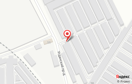 Гаражный кооператив №47 в Черновском районе на карте