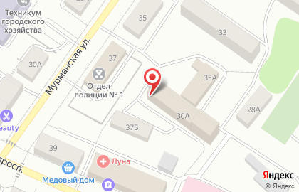 Телекоммуникационная компания Нордлинк ИКС на Первомайском проспекте на карте