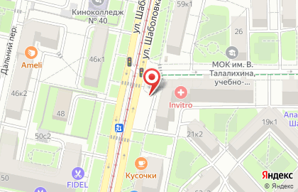 Киоск по продаже хлебобулочных изделий, Даниловский район на карте