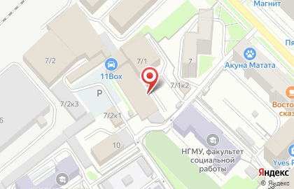 Компания комплексной автоматизации Синетик в Заельцовском районе на карте