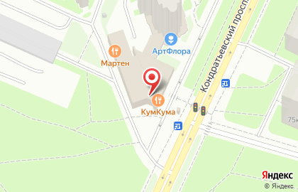 Мастерская по ремонту обуви, чемоданов и одежды Быт Сервис на Кондратьевском проспекте на карте
