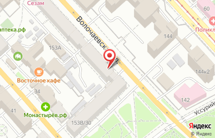 Магазин Secret на Волочаевской улице на карте