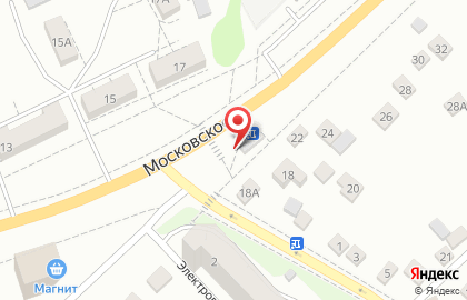 Киоск по продаже печатной продукции Роспечать на Московском шоссе, 18б киоск на карте