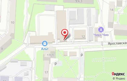 Кафе Бардак на Ярославской улице на карте