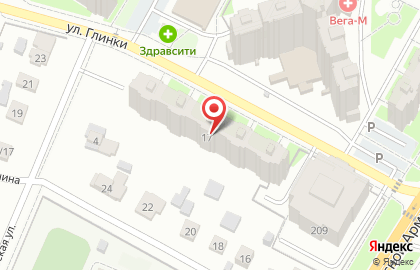 Дикси в Сергиевом Посаде (ул Глинки) на карте
