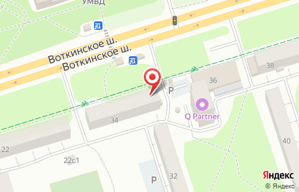 Страховая компания СберСтрахование на Воткинском шоссе на карте