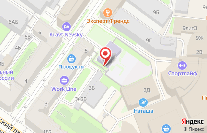 Севзапстройинвест на площади Александра Невского I на карте