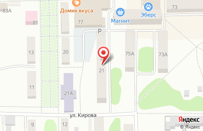 Магазин мебели на ул. Кирова, 21 на карте
