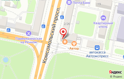 Аптека 36,6-Здоровье на Комсомольском проспекте на карте