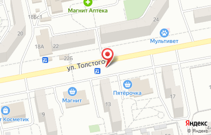 kolobox на улице Толстого на карте