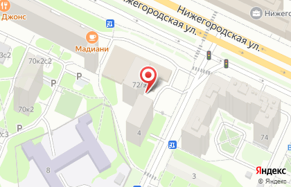 Салон оптики О-Оптика.ру на Нижегородской улице на карте