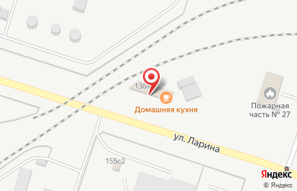 Автомойка VM на улице Ларина на карте