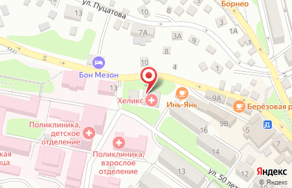 Хеликс на карте