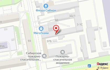 Центр оптово-розничных продаж Мега ткани в Свердловском районе на карте