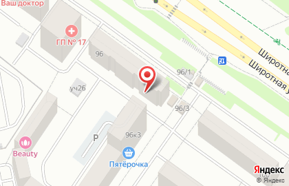 Ателье в Тюмени на карте