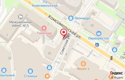 Мобил Элемент на Советской площади на карте